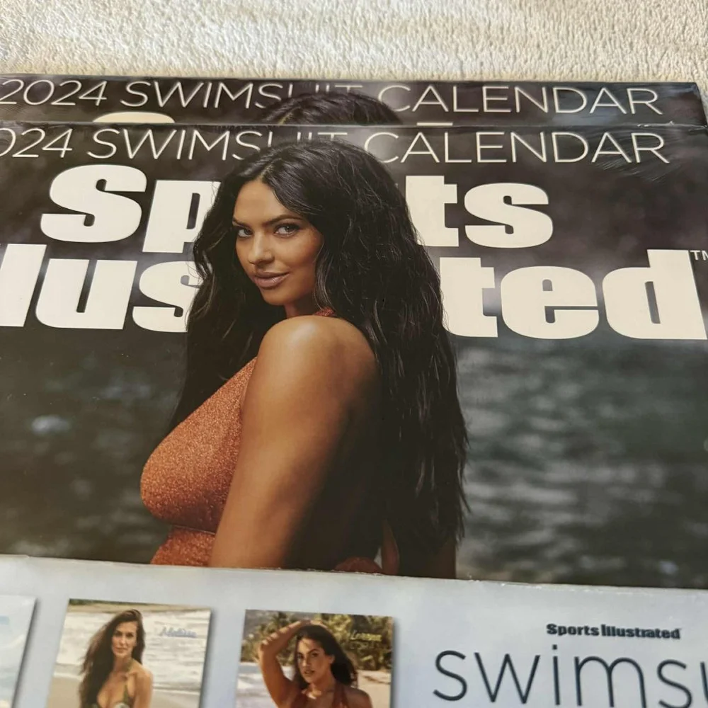 Lot of 5 Sports Illustrated 2024 Swimsuit Calendar One Size Black Brown